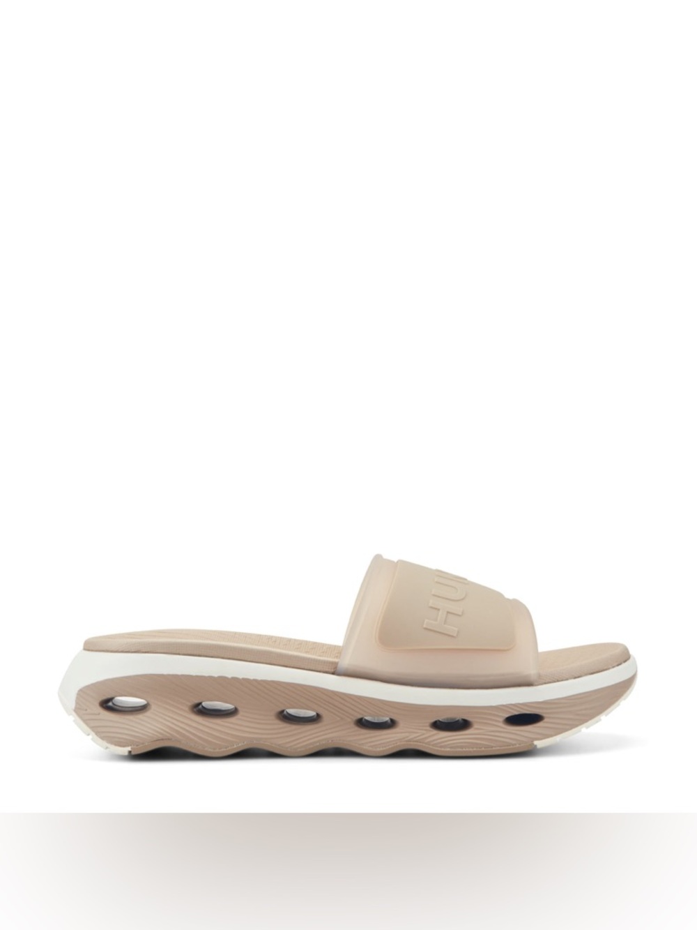 Hunter Geneva Women's Slip-On Casual Slide Sandal in Medium Natural - Picture 3 of 12